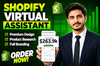 be your shopify virtual assistant and boost sales
