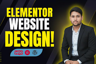 design elementor wordpress website responsive design elementor expert