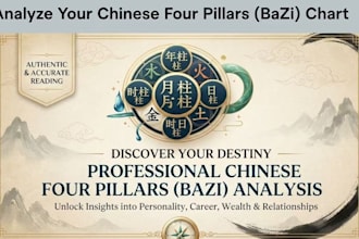 analyze your chinese four pillars bazi chart