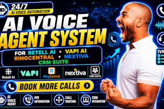 build ai voice agent, custom crm suite, retell ai, vapi ai, ringcentral, nextiva