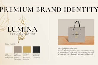create a minimal fashion logo and apparel branding kit