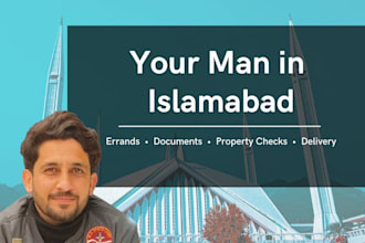 buy, deliver and handle any task for you in islamabad pakistan