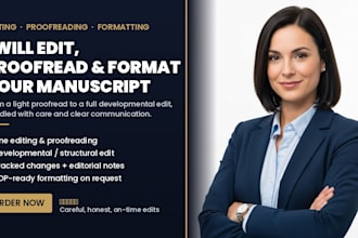 edit, proofread, format your manuscript, ebook as book editor
