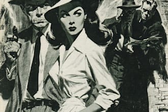 do noir, horror and dark comic book art and illustrations