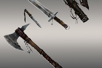 create medievel weapon designs