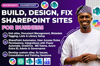 develop, customize, fix sharepoint site, sharepoint online sharepoint automation