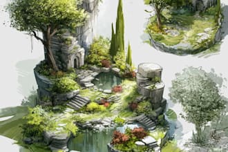 design a professional landscape site plan for your garden