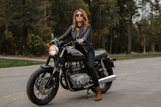 portraits from car, motorcycle and any vehicle