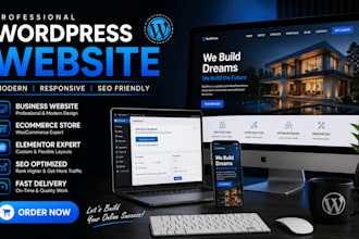create a modern wordpress website