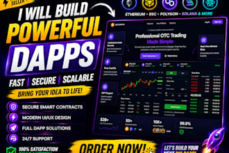 create a decentralized application for your blockchain needs