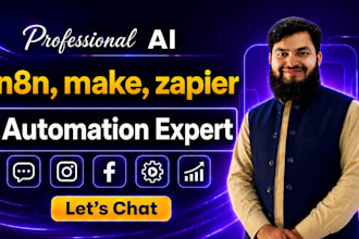 be your n8n, make, zapier ai automation expert