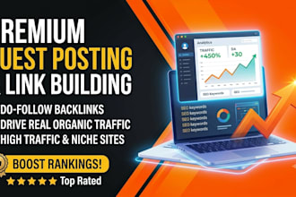 publish a high authority guest post with dofollow backlink