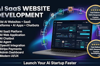 develop ai saas website, ai moblie app, ai chatbot, ai software and ai agent