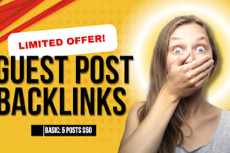 create guest posts for off page SEO
