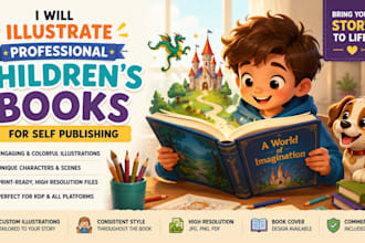 illustrate professional childrens books for self publishing