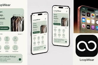 design a modern mobile app UI interface