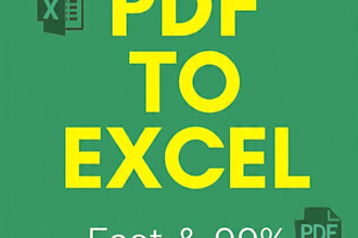 convert PDF to excel, word and CSV files