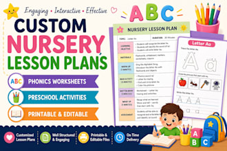 create nursery lesson plans phonics ws and activities