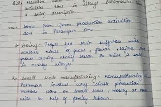 do neat handwriting assignment notes and essay for students