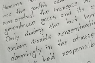 create neat handwritten notes,letters