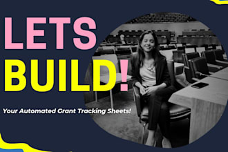 create a grant tracker spreadsheet