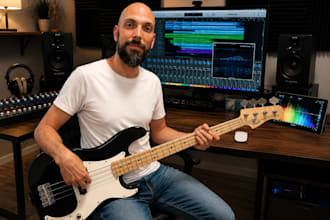 record a professional bass line for your song