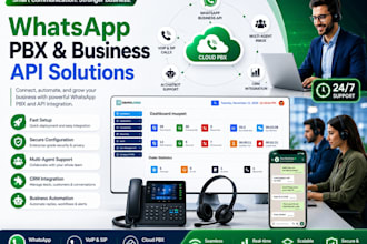set up whatsapp pbx, whatsapp business API and chatbot