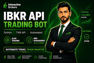 develop ibkr tws trading bots using tws api