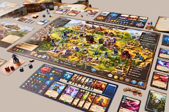 design board game card game board game design tabletop tcg board game art