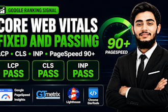 fix core web vitals lcp cls inp and improve pagespeed score for wordpress
