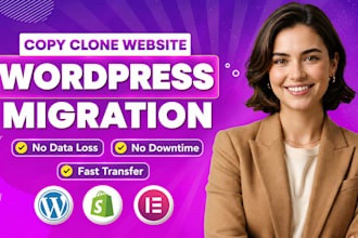 do wordpress migration, clone website, website migration, copy clone website