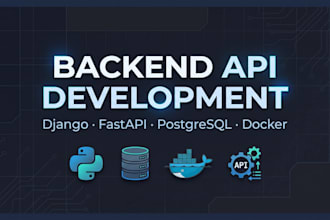 build django rest framework of fastapi backend for your app