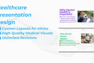 design professional healthcare and medical presentation