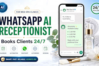 build a medspa whatsapp ai booking bot