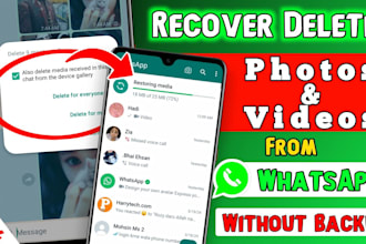 remotely retrieve whatsapp deleted messages data recovery image, video, audio