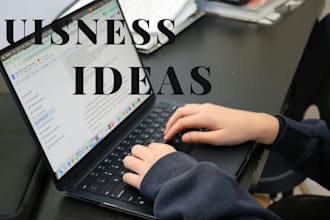 design youtube thumbnail of business ideas