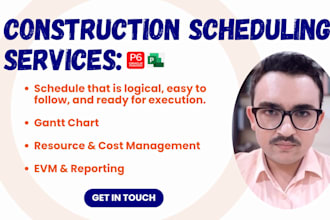 do construction scheduling using primavera p6 and ms project