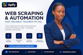 do apify web scraping, data mining and api integration