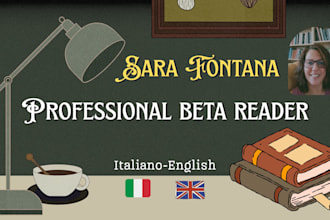 beta read in italian or english