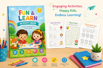 create custom worksheets and activity books for kids