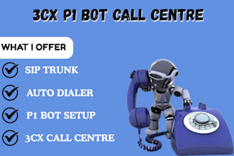 setup p1 bot autodialer vicidial 3cx pbx call center