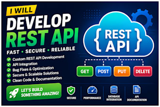 develop backend rest apis with node js and express