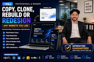 copy clone and develop a website clone