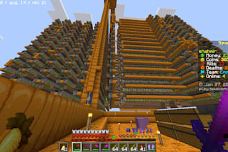 professional minecraft farms and hidden bases