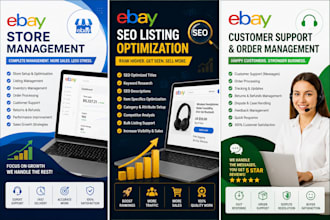 provide ebay customer support inventory and order management