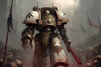 illustrate your warhammer 40k and fantasy miniatures