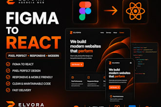 convert figma to react website