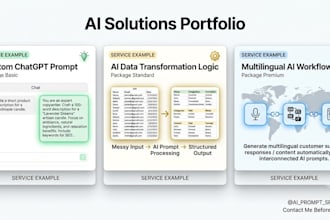 create custom ai prompts and chatgpt tools for your business