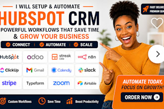 setup hubspot odoo streak crm n8n clickup gmail calendly slack stripe workflow