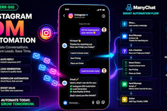 build a manychat faq chatbot to automate customer support